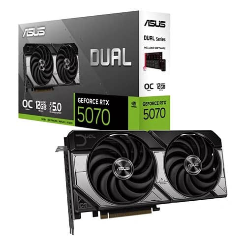 Asus Dual RTX 5070 OC 12GB GDDR7 Graphics Card